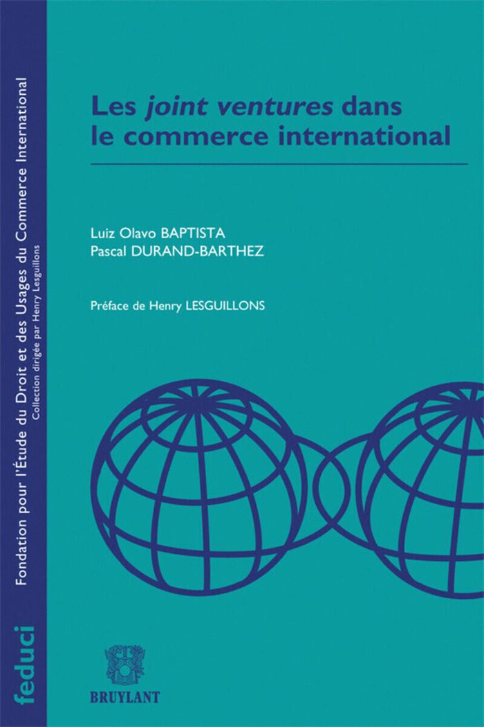 Couverture du livre « LES JOINT VENTURES DANS LE COMMERCE INTERNATIONAL », librairie Les Contes Infusés à Corte