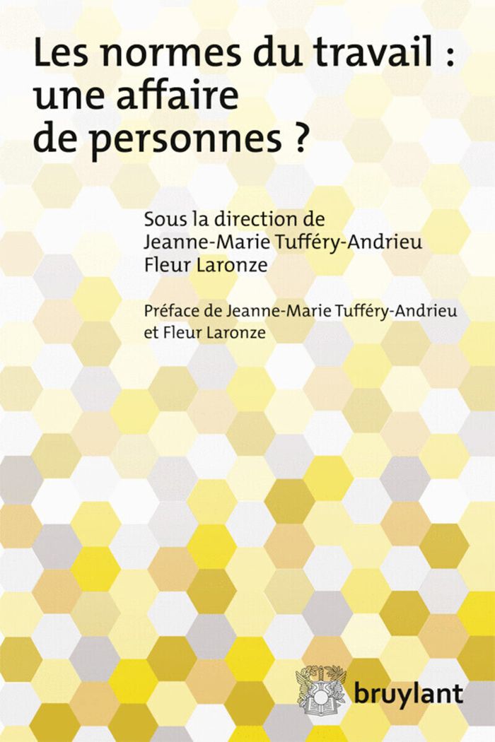 Couverture du livre « LES NORMES DU TRAVAIL : UNE AFFAIRE DE PERSONNES ? » de Fleur Laronze, librairie Les Contes Infusés à Corte