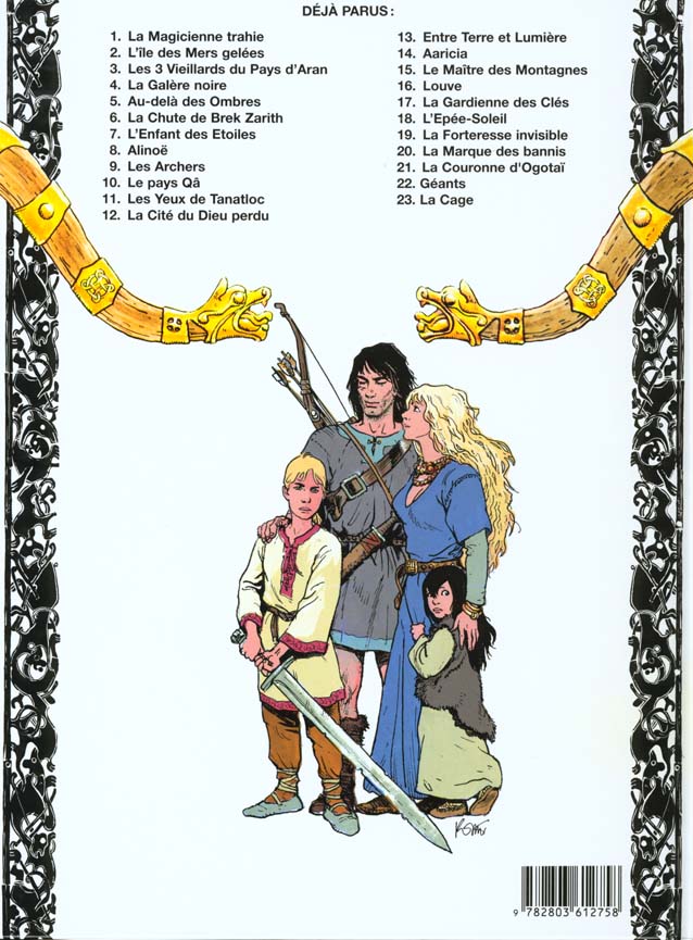 Quatrième de couverture de « THORGAL - TOME 23 - LA CAGE »