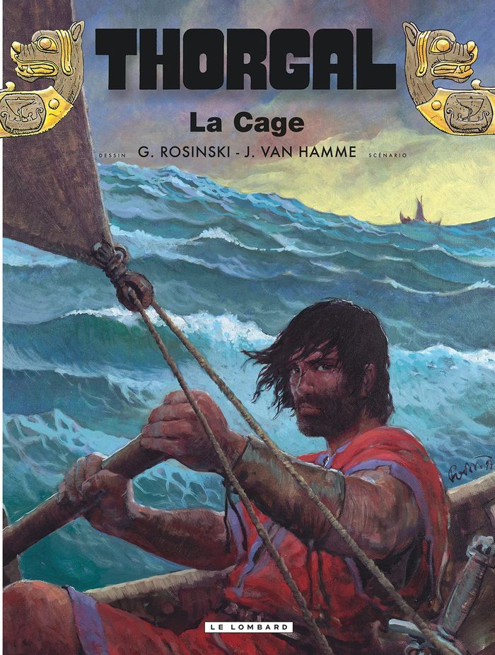 Couverture du livre « THORGAL - TOME 23 - LA CAGE » de Hamme/rosinski Van, librairie Les Contes Infusés à Corte