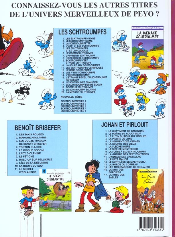 Quatrième de couverture de « SCHTROUMPFERIES - TOME 5 »