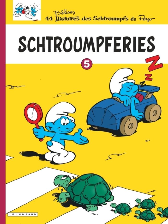Couverture du livre « SCHTROUMPFERIES - TOME 5 » de Peyo, librairie Les Contes Infusés à Corte
