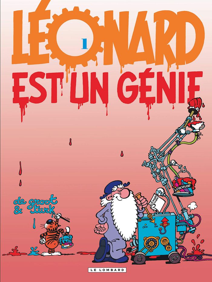 Couverture du livre « LEONARD - TOME 1 - LEONARD EST UN GENIE », librairie Les Contes Infusés à Corte