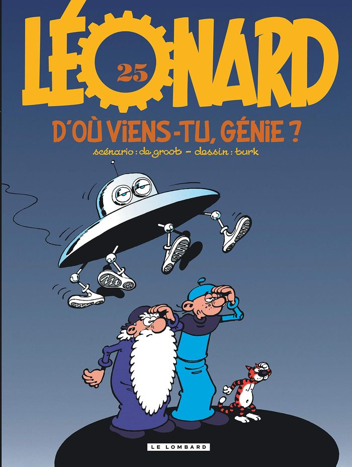 Couverture du livre « LEONARD - TOME 25 - D'OU VIENS-TU, GENIE ? » de Groot/turk De, librairie Les Contes Infusés à Corte