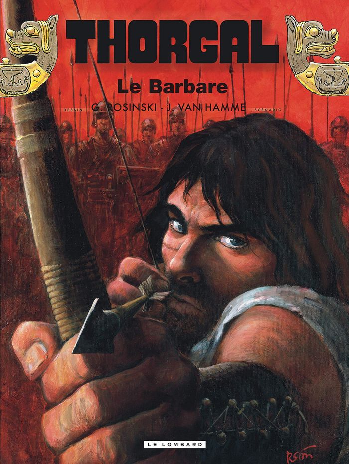 Couverture du livre « THORGAL - TOME 27 - LE BARBARE » de Hamme/rosinski Van, librairie Les Contes Infusés à Corte