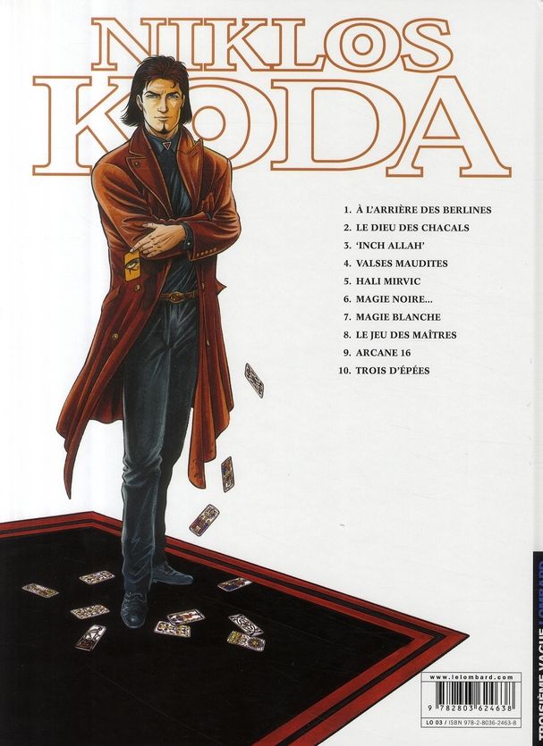 Quatrième de couverture de « NIKLOS KODA - TOME 10 - TROIS D'EPEES »