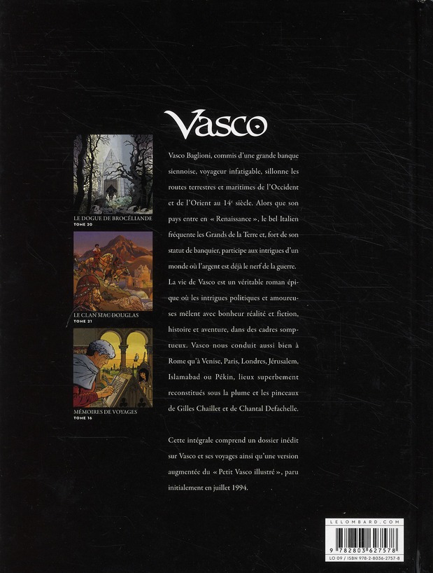 Quatrième de couverture de « INTEGRALE VASCO - TOME 7 »