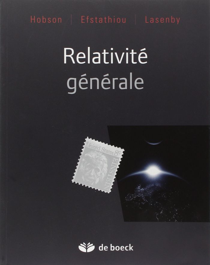 Couverture du livre « RELATIVITE GENERALE » de Efstathiou/hobson, librairie Les Contes Infusés à Corte