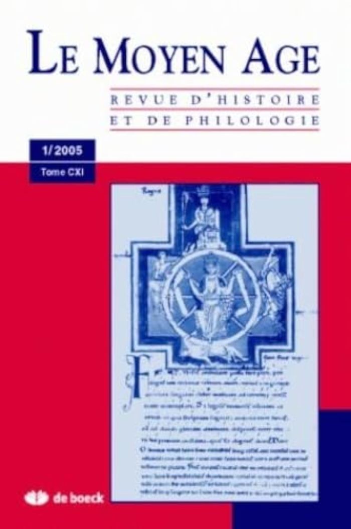 Couverture du livre « REVUE DU MOYEN-AGE 2005/1 TOME CXI » de Xxx, librairie Les Contes Infusés à Corte