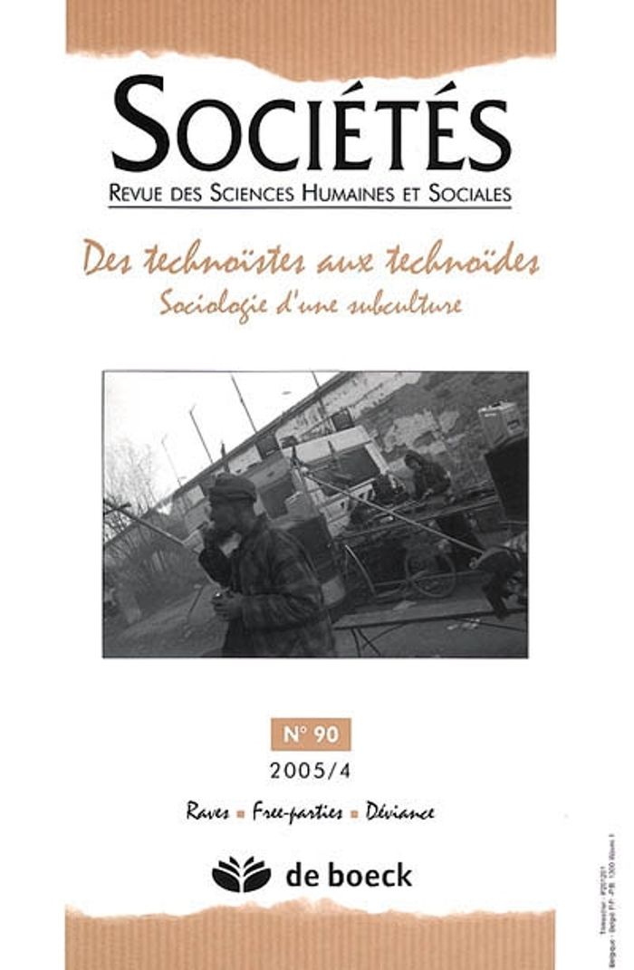 Couverture du livre « SOCIETES 2005/4 N.90 VARIA » de Xxx, librairie Les Contes Infusés à Corte