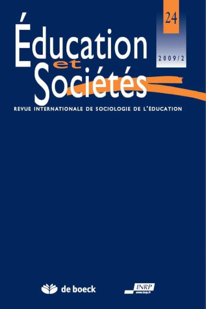 Couverture du livre « EDUCATION ET SOCIETES 2003/1 N.11 » de Xxx, librairie Les Contes Infusés à Corte