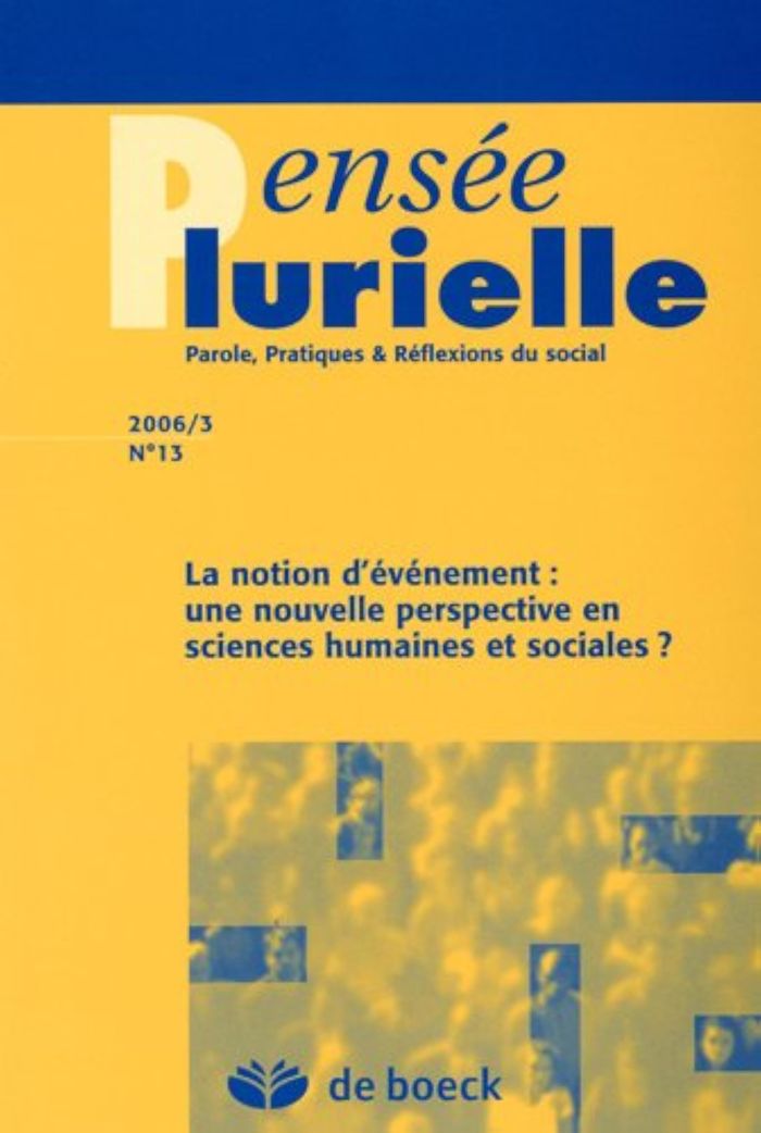 Couverture du livre « PENSEE PLURIELLE 2006/3 N.13 » de Xxx, librairie Les Contes Infusés à Corte