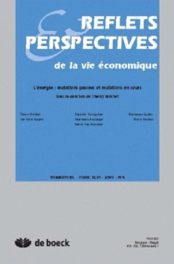 Couverture du livre « REFLETS ET PERSPECTIVES DE LA VIE ECONOMIQUES 2007/4 » de Xxx, librairie Les Contes Infusés à Corte
