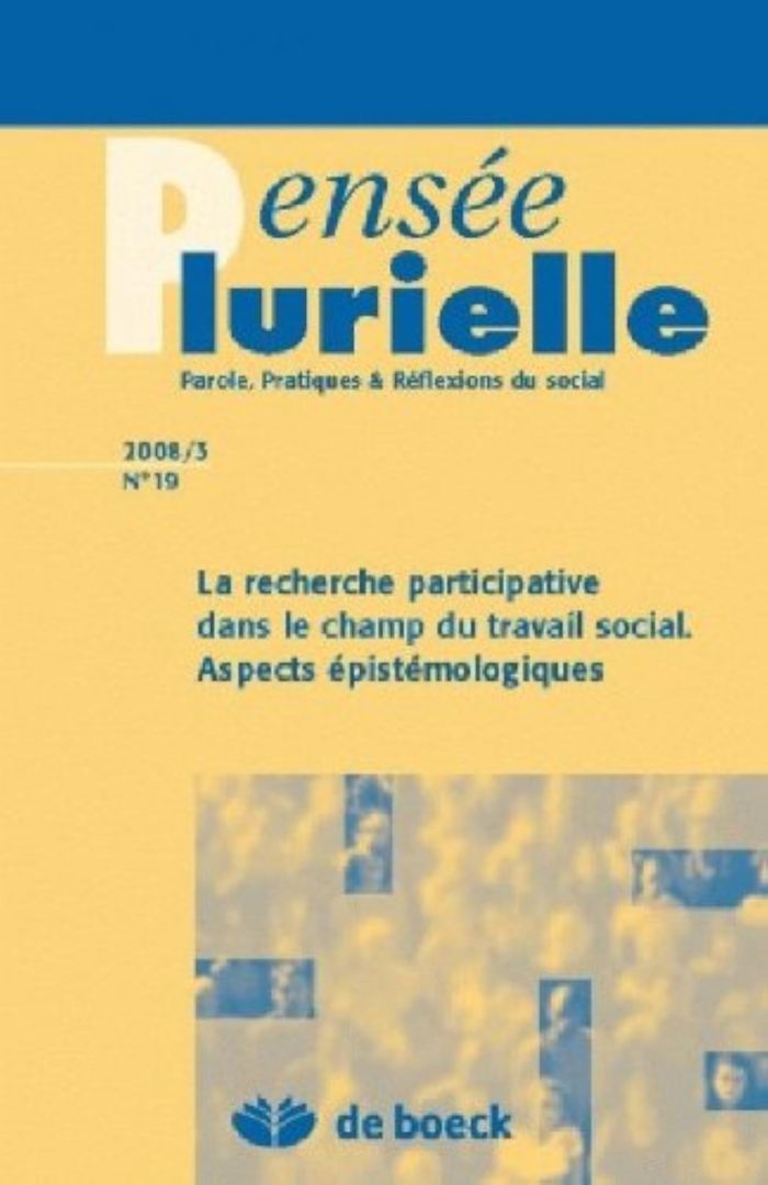 Couverture du livre « PENSEE PLURIELLE 2008/3 N.19 » de Xxx, librairie Les Contes Infusés à Corte