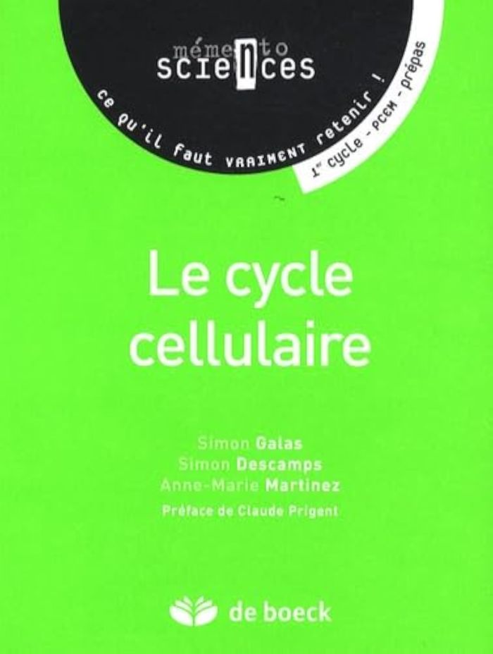 Couverture du livre « LE CYCLE CELLULAIRE », librairie Les Contes Infusés à Corte