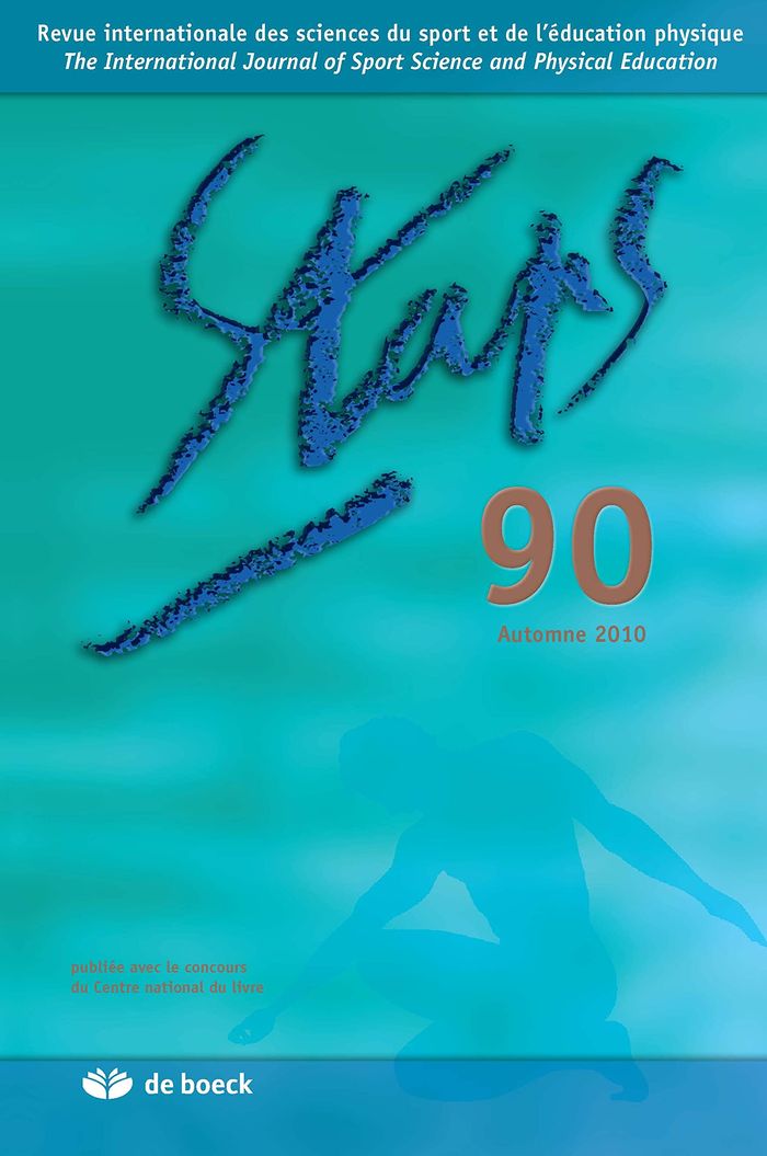Couverture du livre « STAPS 2010/4 N.90 », librairie Les Contes Infusés à Corte