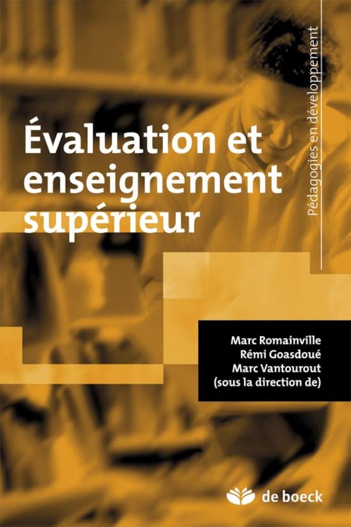 Couverture du livre « EVALUATION ET ENSEIGNEMENT SUPERIEUR » de Collectif, librairie Les Contes Infusés à Corte