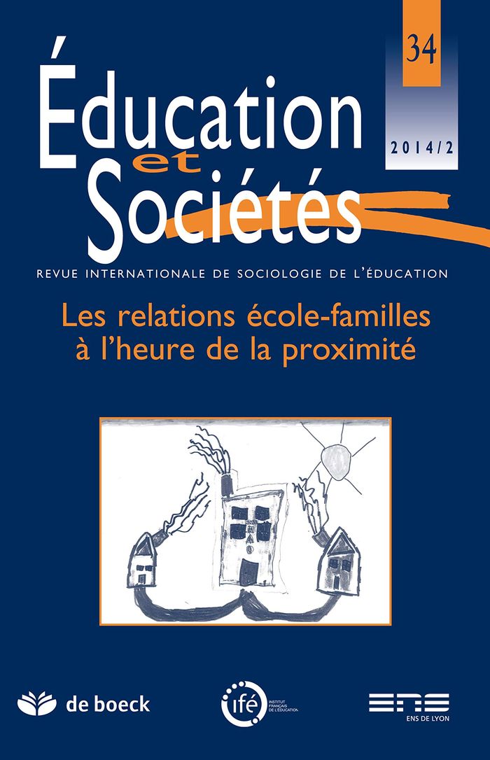Couverture du livre « EDUCATION ET SOCIETES 2014/2 N.34 - REVUE INTERNATIONALE SOCIO EDUCATION » de Xxx, librairie Les Contes Infusés à Corte