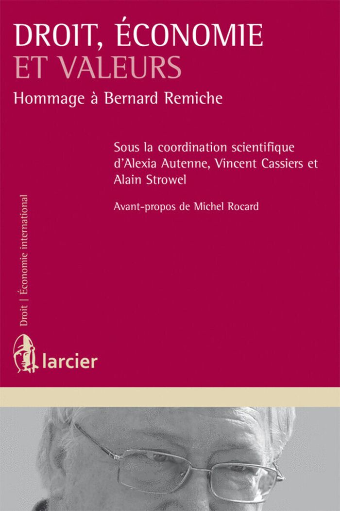 Couverture du livre « DROIT, ECONOMIE ET VALEURS » de Alexia Autenne, librairie Les Contes Infusés à Corte