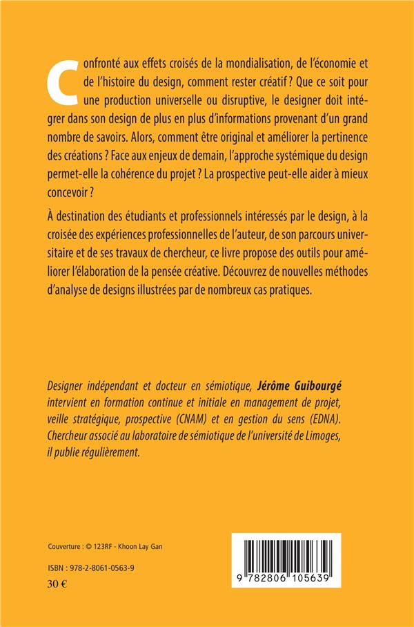 Quatrième de couverture de « DESIGN PHASE 1 »