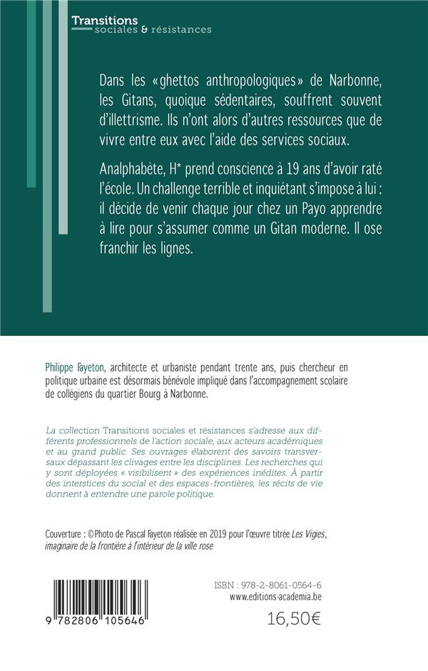 Quatrième de couverture de « FRANCHIR LES LIGNES - GITANS / PAYOS, MEME COMBAT »