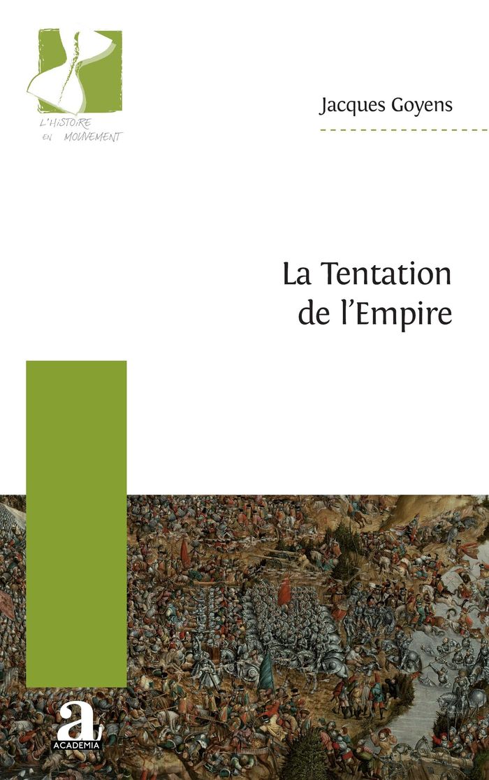 Couverture du livre « La tentation de l'empire » de Jacques Goyens, librairie Les Contes Infusés à Corte