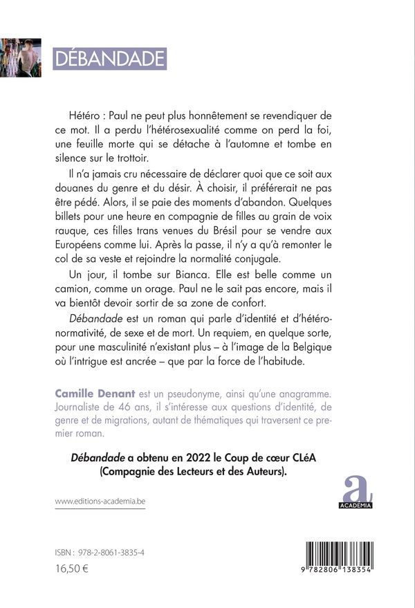 Quatrième de couverture de « Débandade : roman »