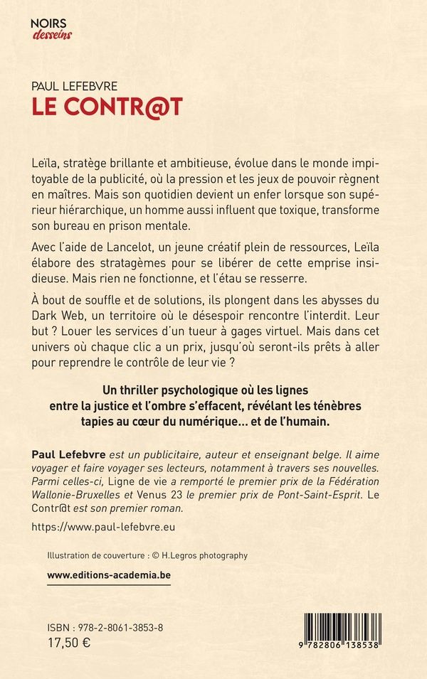 Quatrième de couverture de « Le contr@t : roman »