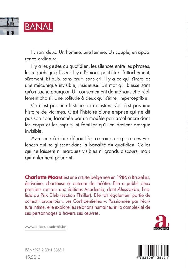 Quatrième de couverture de « Banal : roman »