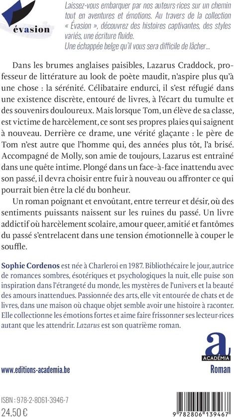 Quatrième de couverture de « Lazarus : roman »
