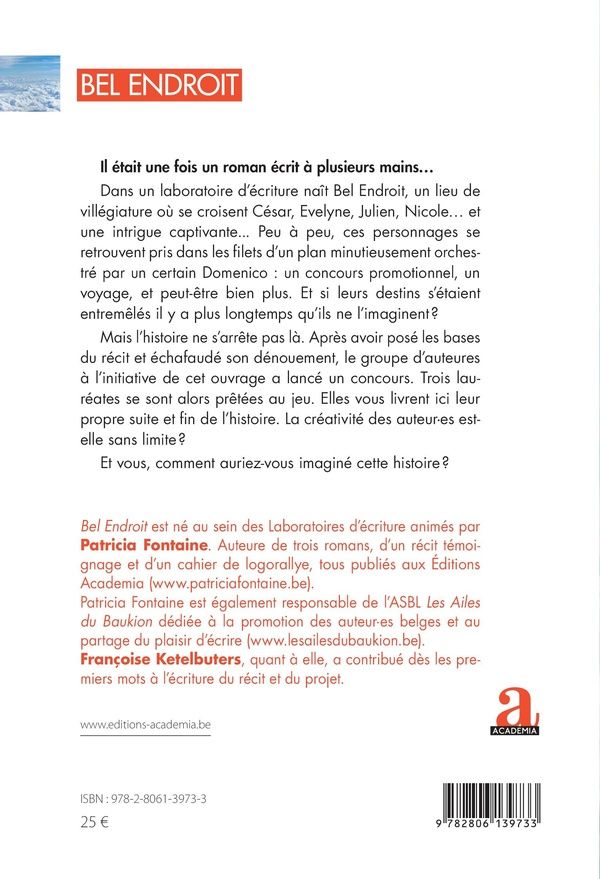 Quatrième de couverture de « Bel endroit : roman »