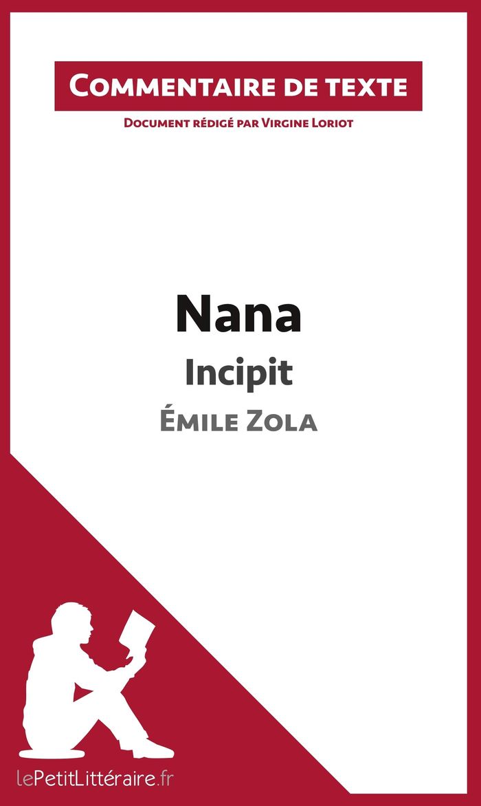 Couverture du livre « NANA DE ZOLA - INCIPIT - COMMENTAIRE ET ANALYSE DE TEXTE » de Lepetitlitteraire, librairie Les Contes Infusés à Corte