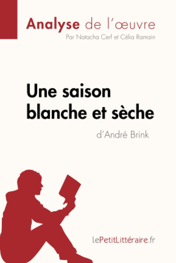 Couverture du livre « UNE SAISON BLANCHE ET SECHE D'ANDRE BRINK (ANALYSE DE L'OEUVRE) - ANALYSE COMPLETE ET RESUME DETAILL », librairie Les Contes Infusés à Corte