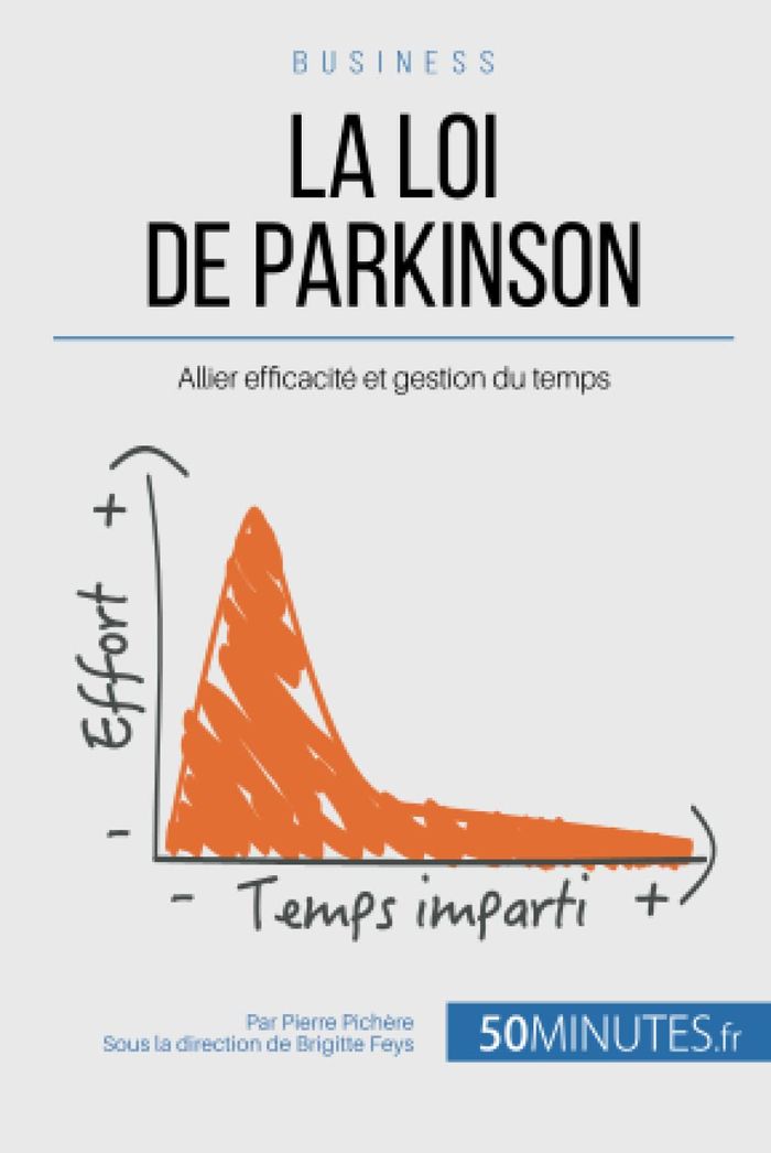 Couverture du livre « LA LOI DE PARKINSON - ALLIER EFFICACITE ET GESTION DU TEMPS », librairie Les Contes Infusés à Corte