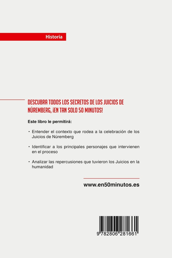 Quatrième de couverture de « LOS JUICIOS DE NUREMBERG - LA NOCION DE CRIMEN CONTRA LA HUMANIDAD »