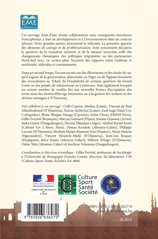 Quatrième de couverture de « DEVELOPPEMENT ET ENVIRONNEMENT EN AFRIQUE »
