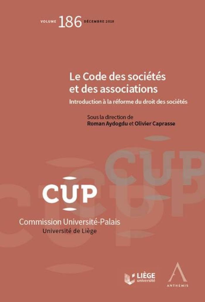 Couverture du livre « LE CODE DES SOCIETES ET DES ASSOCIATIONS - VOL186 - INTRODUCTION A LA REFORME DU DROIT DES SOCIETES » de Collectif., librairie Les Contes Infusés à Corte
