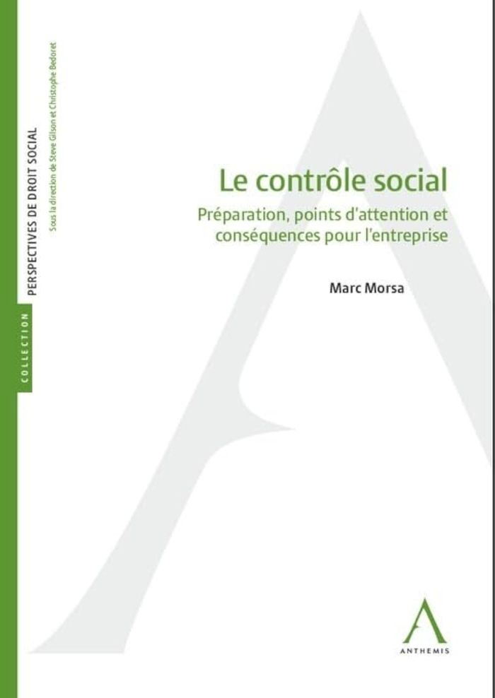 Couverture du livre « Le contrôle social : préparation, points d'attention et conséquences pour l'entreprise » de Marc Morsa, librairie Les Contes Infusés à Corte