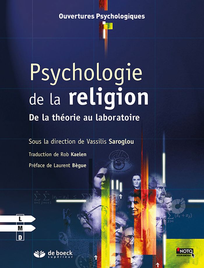 Couverture du livre « PSYCHOLOGIE DE LA RELIGION - DE LA THEORIE AU LABORATOIRE », librairie Les Contes Infusés à Corte