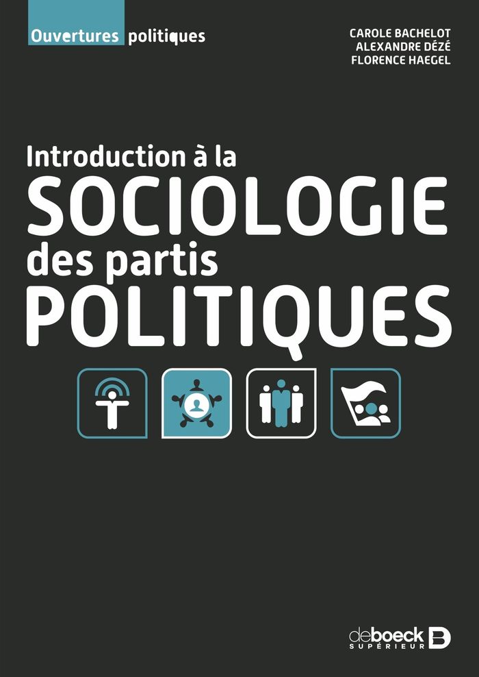 Couverture du livre « Introduction à la sociologie des partis politiques » de Carole Bachelot, librairie Les Contes Infusés à Corte