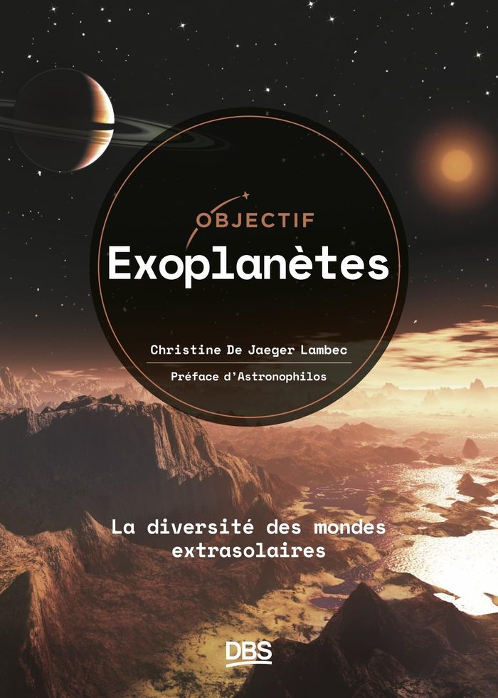 Couverture du livre « Exoplanètes : la diversité des mondes extrasolaires » de Christine de Jaeger Lambec, librairie Les Contes Infusés à Corte
