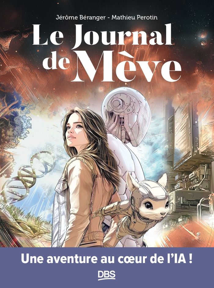 Couverture du livre « Le journal de Mève » de Jérôme Béranger, librairie Les Contes Infusés à Corte