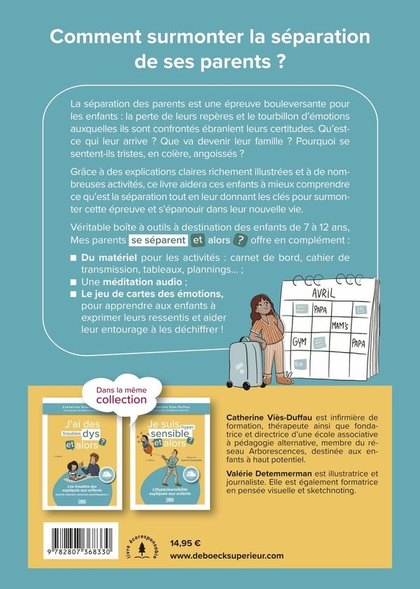 Quatrième de couverture de « Mes parents se séparent, et alors ? »