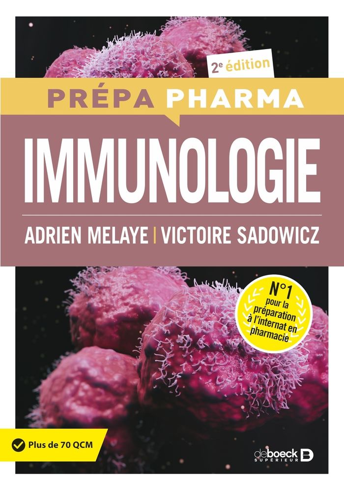Couverture du livre « Immunologie » de Adrien Melaye, librairie Les Contes Infusés à Corte