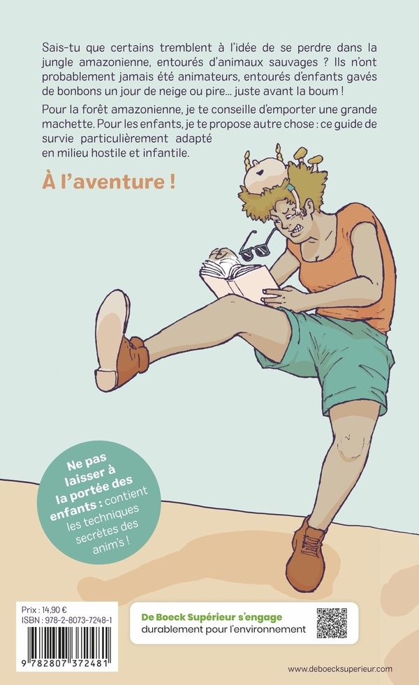Quatrième de couverture de « Guide de survie de l'animateur »