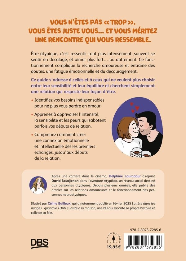Quatrième de couverture de « Le guide du dating pour personnalités atypiques »