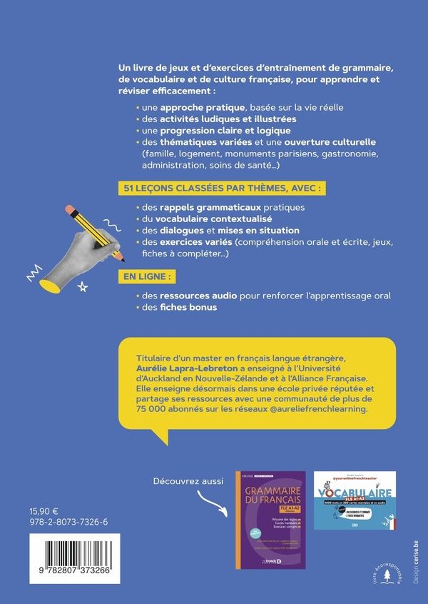 Quatrième de couverture de « 200 exercices et jeux avec audio »