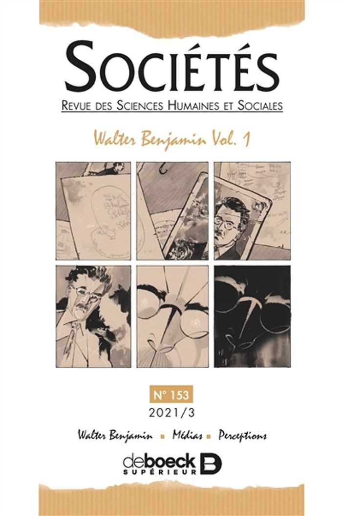 Couverture du livre « SOC N 153 - WALTER BENJAMIN » de Collectif, librairie Les Contes Infusés à Corte