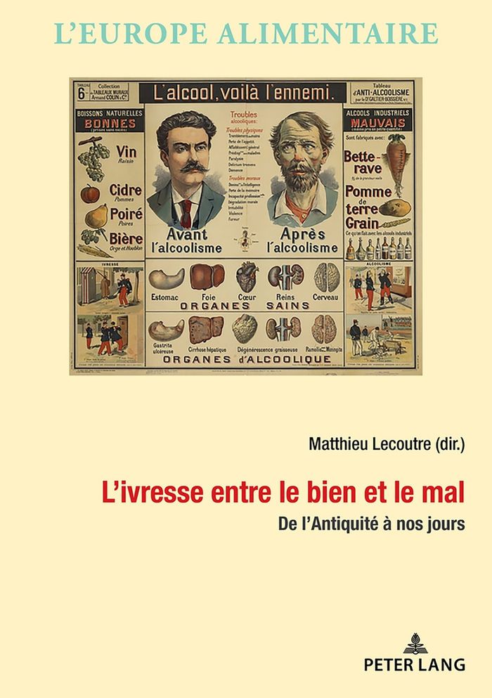 Couverture du livre « L'IVRESSE ENTRE LE BIEN ET LE MAL - DE L'ANTIQUITE A NOS JOURS » de Matthieu Lecoutre, librairie Les Contes Infusés à Corte