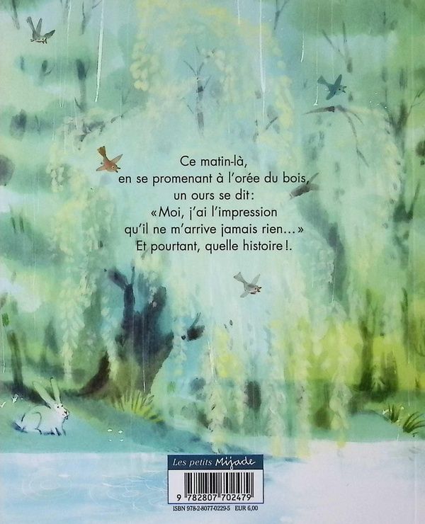 Quatrième de couverture de « Un ours sans histoire »
